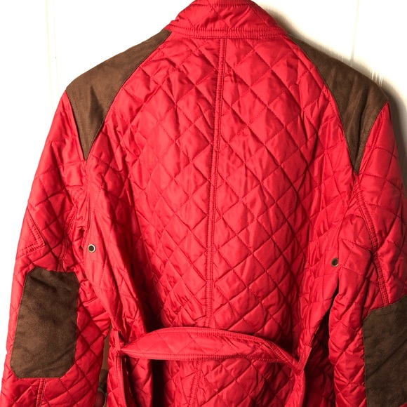 Ralph Lauren Lightweight Quilted jacket w/belt - Picture 4 of 5